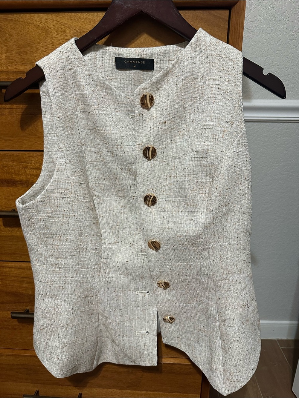 Commense Cream Tweed Set